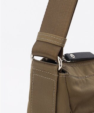 LA BAGAGERIE 【MONICA】サイドジップショルダーバッグ カーキ