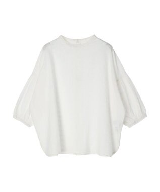 Green Parks Ｉ　ＳＥＴ２点　刺繍７分袖ブラウス＋タンクトップ Off White