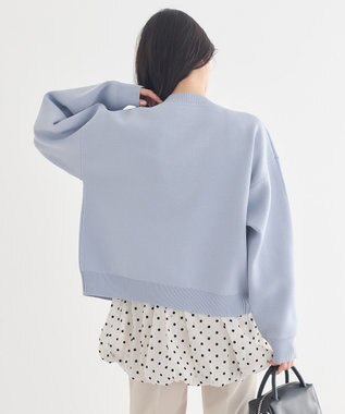 earth music&ecology メタルボタンカーディガン Grayish Blue