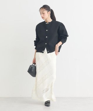 earth music&ecology メタルボタンカーディガン Grayish Blue