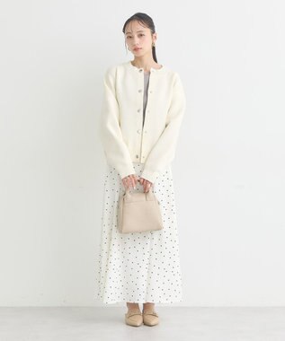 earth music&ecology メタルボタンカーディガン Grayish Blue