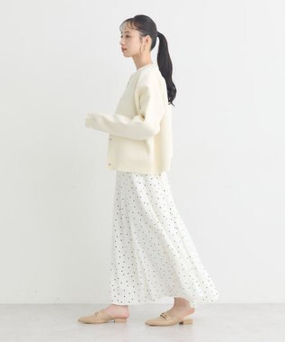 earth music&ecology メタルボタンカーディガン Grayish Blue