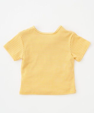 OP／FILA 【Ocean Pacific】ニットボーダーTシャツ風水着 イエロー