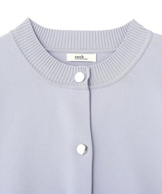 earth music&ecology メタルボタンカーディガン Grayish Blue