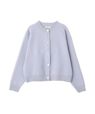 earth music&ecology メタルボタンカーディガン Grayish Blue