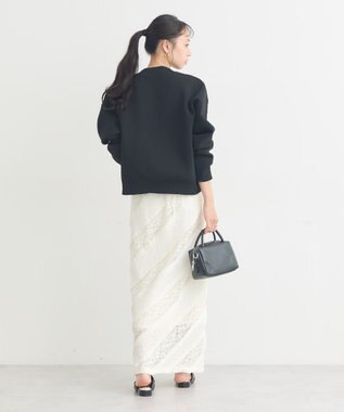 earth music&ecology メタルボタンカーディガン Grayish Blue