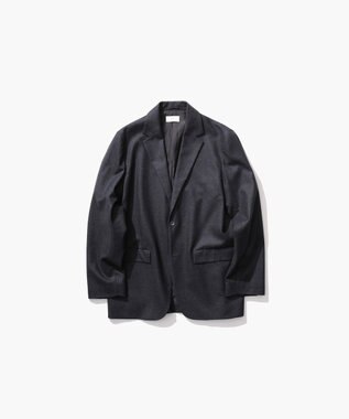 ATON MERINO COLLEGE FLANNEL | テーラードジャケット - UNISEX CHARCOAL GRAY