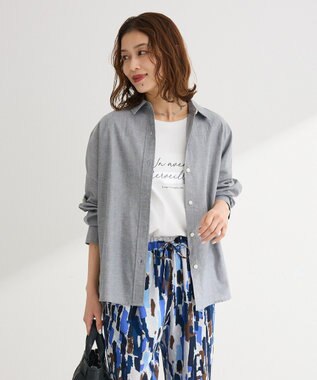 Green Parks 綿麻混シャツ