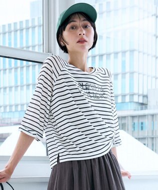 ANY L シアークロップドプルオーバー