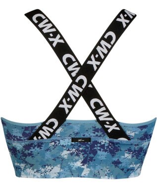 CW-X 【WOMEN】 スポーツゆれケアブラ 【スポーツ時のゆれからバストを守る】 吸汗速乾（本体） HTY021 /ワコール グレイッシュブルー