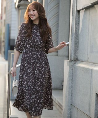 ANY SIS S シアーシャーリング ワンピース