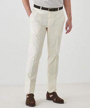 仕事で着られる綿パン【吸水速乾/ストレッチ/折り目加工】クールマックスコットンパンツ_ノータック（25年モデル）