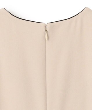 BEIGE， 【L-size】CINDY / クルーネックドレス Sand × Black