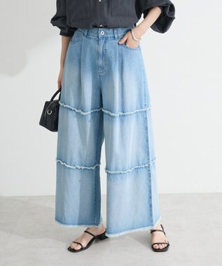 Green Parks ・ＳＵＧＡＲ　ＳＰＯＯＮ　ティアードデニムパンツ