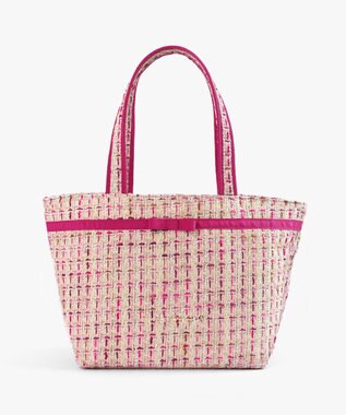 TOCCA 【キャンセル分販売中！】30th Anniversary MY PRECIOUS CUSTOMIZED BAG カスタマイズバッグ ピンクツイード×細リボン×ロングショルダー