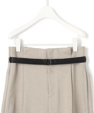 ICB L 【WEB＆一部店舗限定】 SerikaWorsted ワイドパンツ ベージュカーキ系