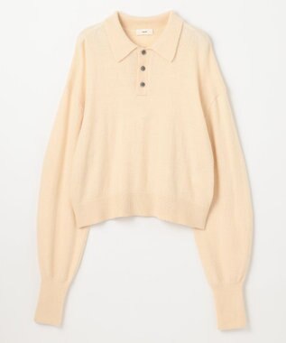 NAVE 【Nave・手洗い可】ポロニット アイボリー系