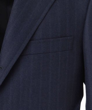 J.PRESS MEN 【CUBA BEACH GENTRY】サキソニーストライプ スーツ ネイビー系2