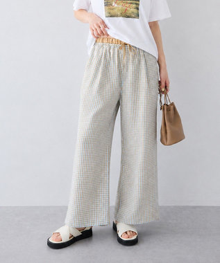CRAFT STANDARD BOUTIQUE サッカーチェックイージーパンツ