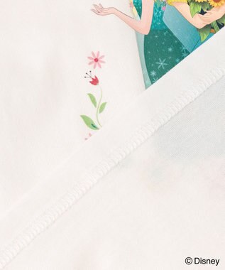 ANY KIDS 【ディズニー/FROZEN】【綿100%】ひんやり オーバーサイズTシャツ 「アナ＆エルサ」（オフホワイト）