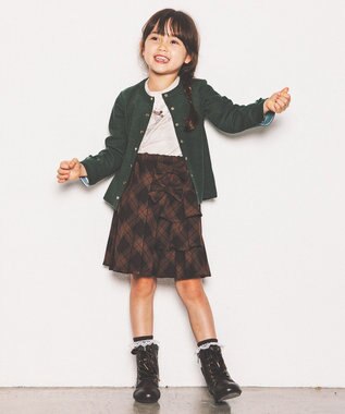 ANY KIDS 編み上げブーツ ブラック系