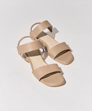 AMERICAN HOLIC ダブルバンドウェッジサンダル Beige