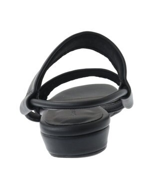 AMERICAN HOLIC ダブルバンドウェッジサンダル Black