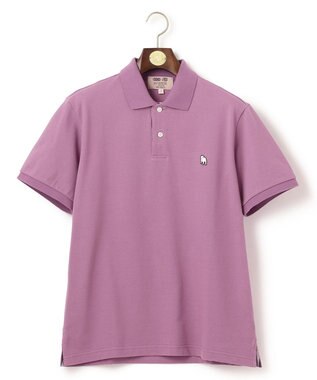 J.PRESS MEN 【大人気 / 10色展開】バックブル カノコレジメン ポロシャツ パープル系
