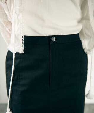 GRACE CONTINENTAL ミディマーメイドスカート ブラック