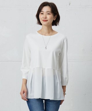 J.PRESS LADIES S 【WEB限定カラーあり】スムースジャージー フレアー カットソー