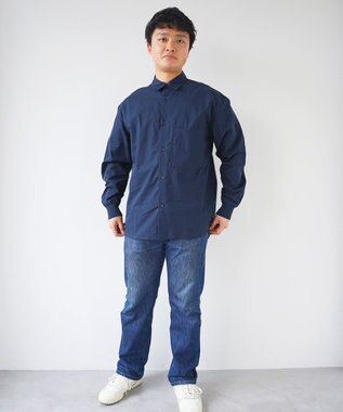 WHITE MAILS 【UNISEX】COTTON PAPER DUMP OVERSIZED シャツ コン