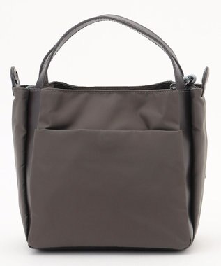 Y'SACCS 【大人のおしゃれ手帖10月号掲載】市川実和子×Y'SACCS　ナイロンすっきりミニマムトート ダークグレー