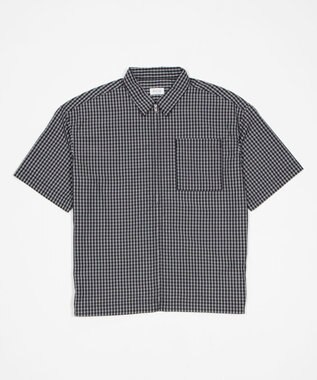 WEGO 【ユニセックス着用ITEM】ミニオンブレZIPシャツ（SS） ブラックチェック1