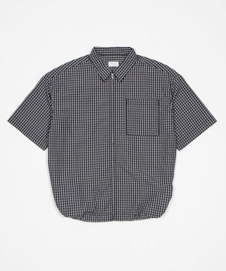 WEGO 【ユニセックス着用ITEM】ミニオンブレZIPシャツ（SS） ブラックチェック1