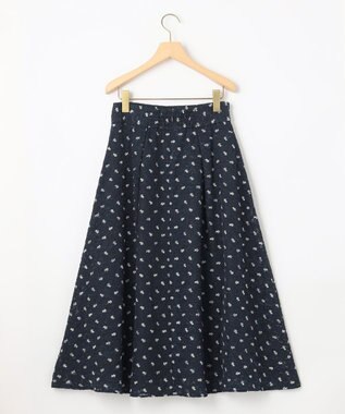 組曲 ディヴェールプリント スカート ネイビー系5