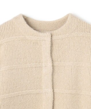 uncrave フィラメントモヘアニット 2WAYカーディガン ベージュ