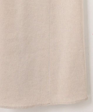 23区 S 【洗える】リネンレーヨンストレッチ キャミソール ワンピース ベージュ系