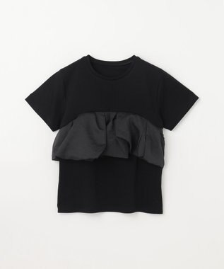 GRACE CONTINENTAL アシメフリルT ブラック