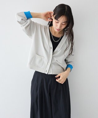 CRAFT STANDARD BOUTIQUE Ｖネックニットカーディガン Light Gray