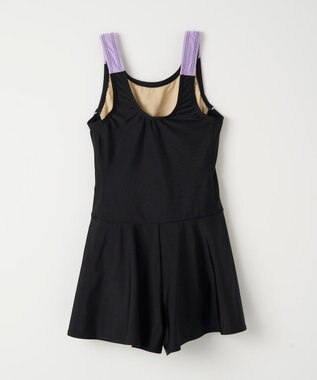 OP／FILA 【FILA】スクールワンピース水着 ブラック×パープル