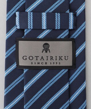 GOTAIRIKU GOTAIRIKU別注【MANTERO/マンテロ】ネクタイ_ストライプ ネイビー系1