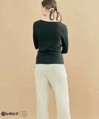 une nana cool MADE WITH シモジマ 裏起毛　シャツ ブラック