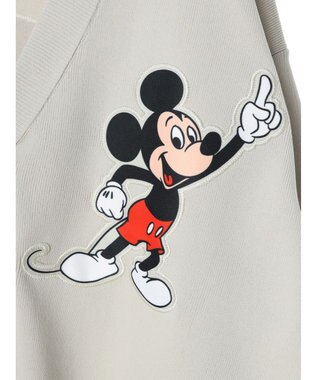 Green Parks ミッキーマウス・クラブ／パッチワークカーディガン Light Gray