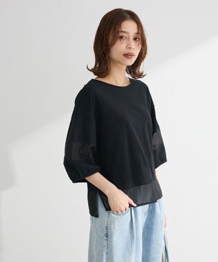 Green Parks ・ＥＬＥＮＣＡＲＥ　ＤＵＥ　シアーキリカエプルオーバー Black