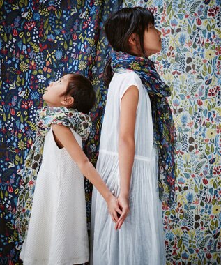 muto スティグリンドベリ ハーバリウム シルクカシミヤストール lindberg navy