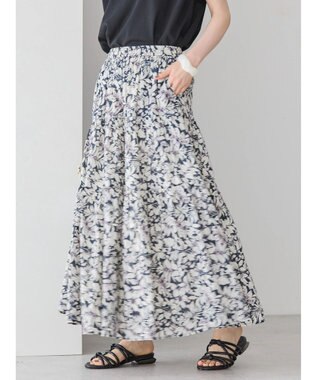 AMERICAN HOLIC インドコットンティアードボイルスカート Flower