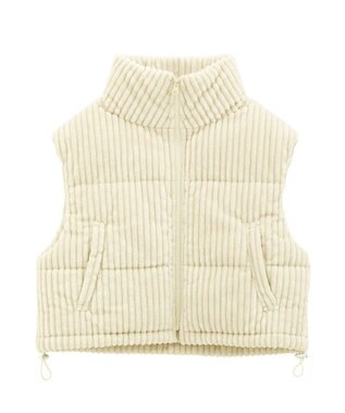 Green Parks ・ｓｗｉｎｇ　ｂｙ　ワイドコールベスト Light Beige