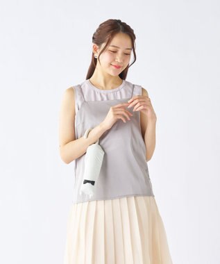 MOONBAT 【遮光100％/UV100%】エスタ (estaa) にゃんこミニ 折りたたみ傘 日傘 軽量 晴雨兼用 猫 ネコ ホワイト