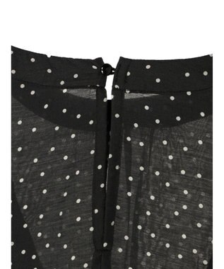 AMERICAN HOLIC 接触冷感シアーフリルブラウス Dot