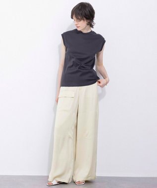 NAVE 【Nave・洗える】フレンチＴシャツ カーキ系